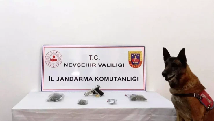 Nevşehir’de Uyuşturucu ve Ruhsatsız Silah Ele Geçirildi