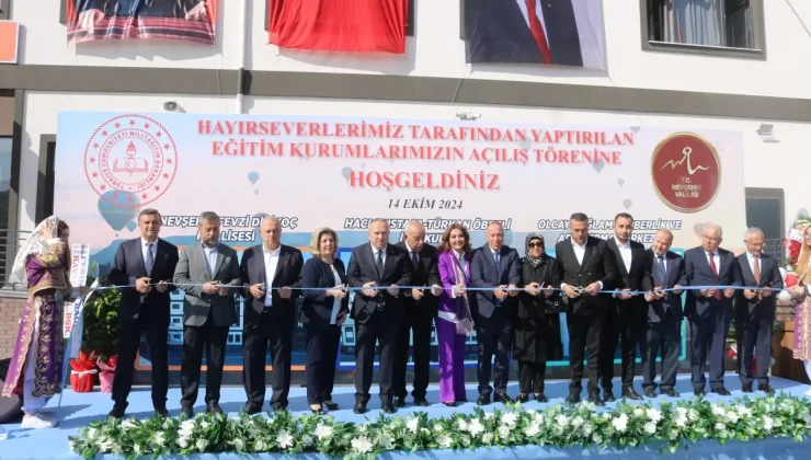 Nevşehir’de Yeni Okul ve Rehberlik Merkezi Açıldı